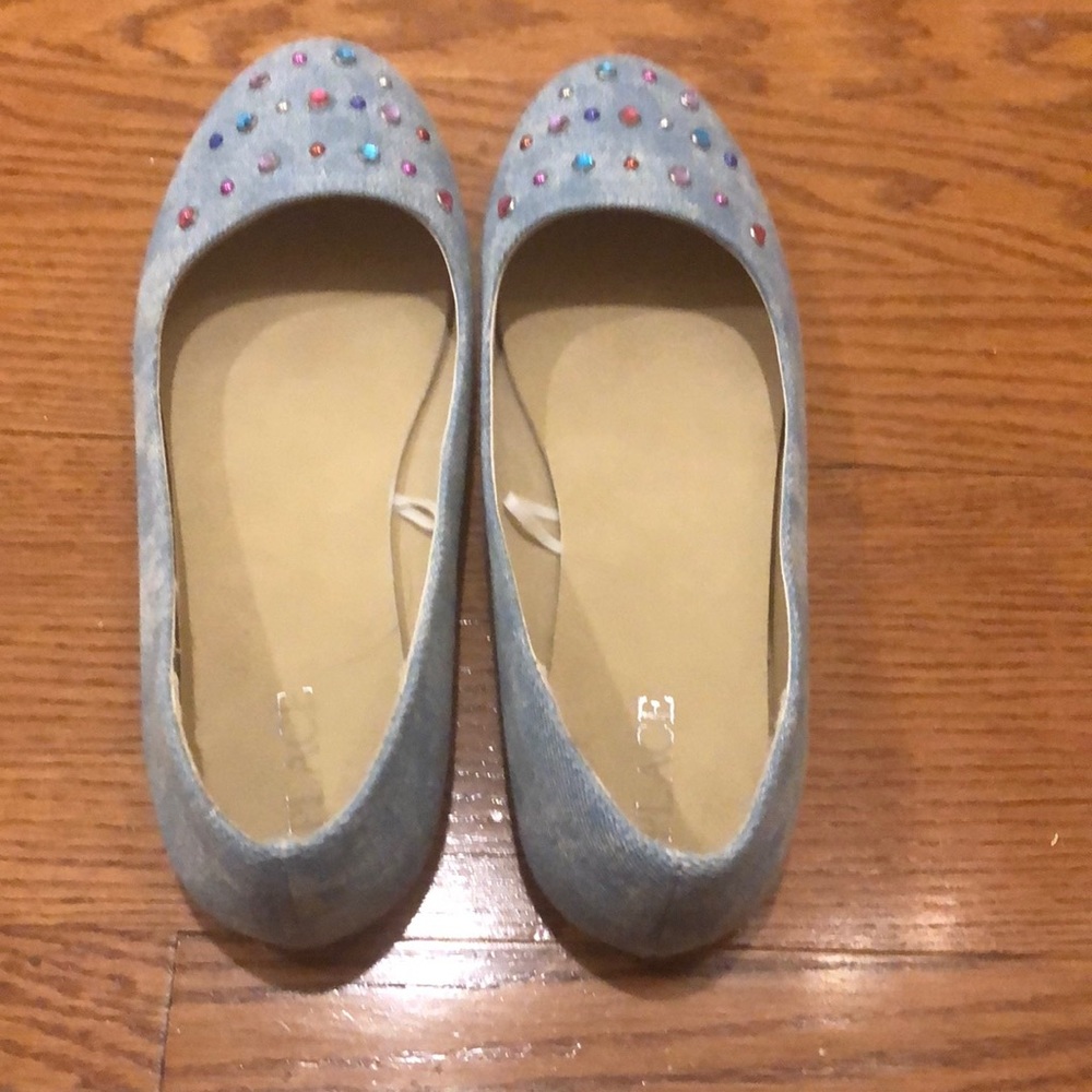 (NWOT) Sequin Flats